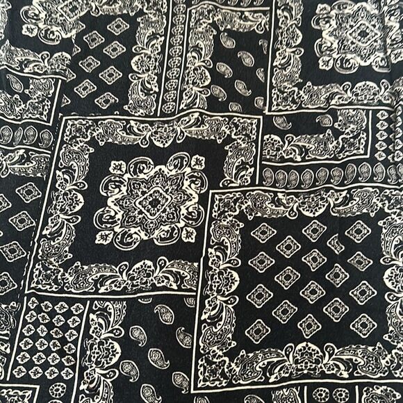 Friday Los Angeles black and white maxi skirt size large - Picture 3 of 16